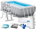 Intex piscina, Intex 4M X 2M X 1M Prism Frame Rectangular Pool Set