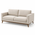 Sofá de 2 plazas en tela y madera 180x85x75 cm