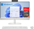 HP Todo en uno, inalámbrico, blanco, Teclado y ratón inalámbricos (AMD Ryzen 5 7520U, 16GB RAM, 512GB SSD, Windows 11 Home) Blanco