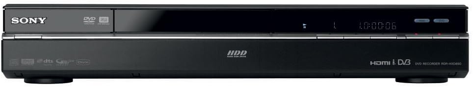 Sony RDR-HXD790 Grabadores de DVD, 430 × 288 × 76,5 mm, 240V, negro, 340 h, 220-240V 50/60 Hz, 430 x 288 x 76