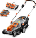 Cortacéspedes rotativos E2RM43, 43cm, 40V, regulable, inalámbrico, FUXTEC, Sin Cables