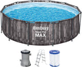 Bestway piscina, 366 × 100 cm, madera