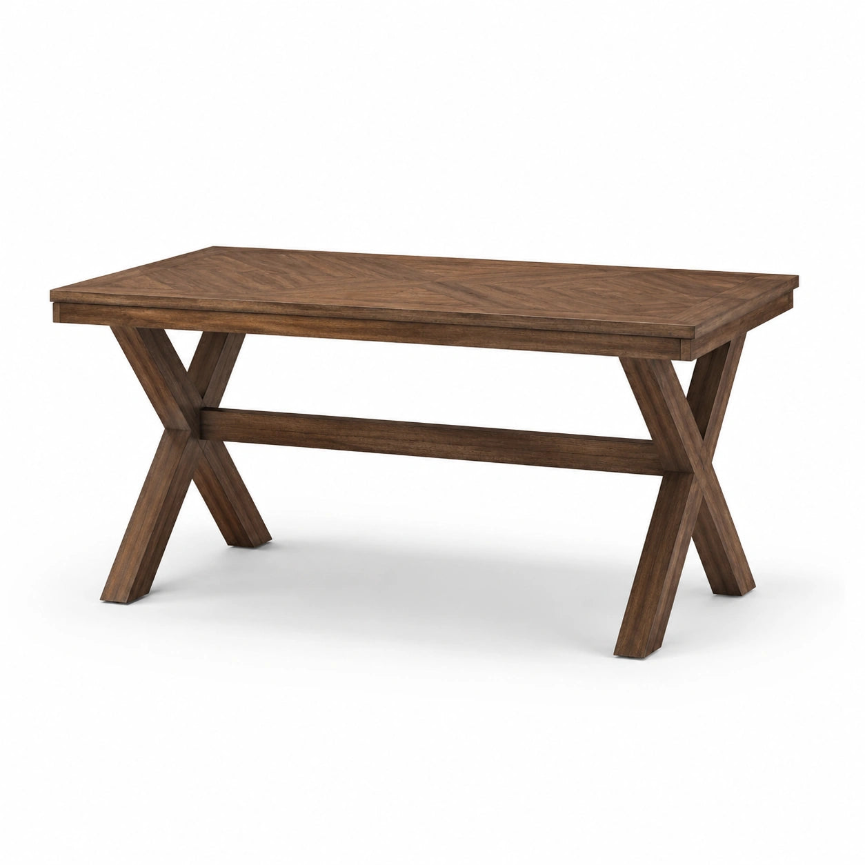 Mesa de madera marrón