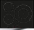 placa de inducción AI3601SB32, 60 × 590 × 520mm, 7400 W, vidrio, negro, Aspes, 3 Zonas de Cocción