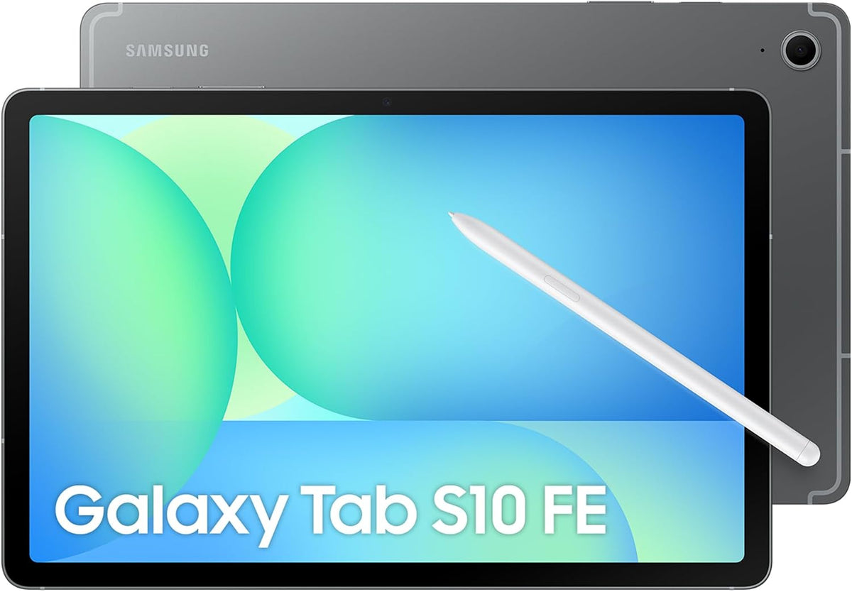 Samsung S10 Tablets, inalámbrico, gris, 8GB RAM, Pantalla de 10, Garantía del Fabricante 3 Años + 1 Año Extra