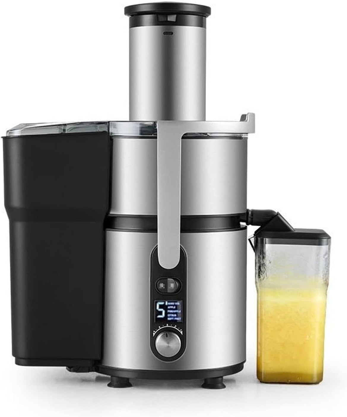Exprimidores eléctricos, acero inoxidable, Pink Beryl, ajuste de 5 velocidades, para tiendas de bebidas