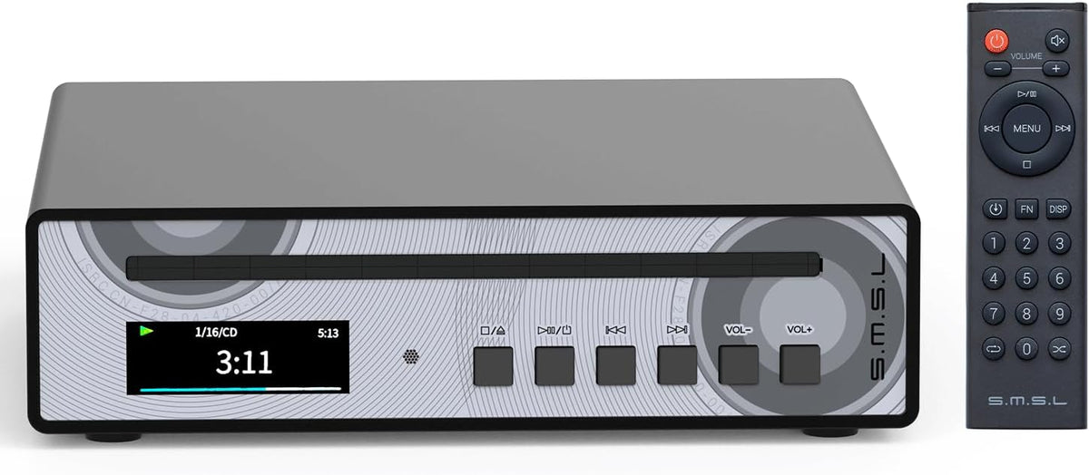 Lectores de CD PL100PRO, S.M.S.L, SMSL PL100PRO - Reproductor de CD, 5 mm y 4, 4 mm, 200 MW 32Ω