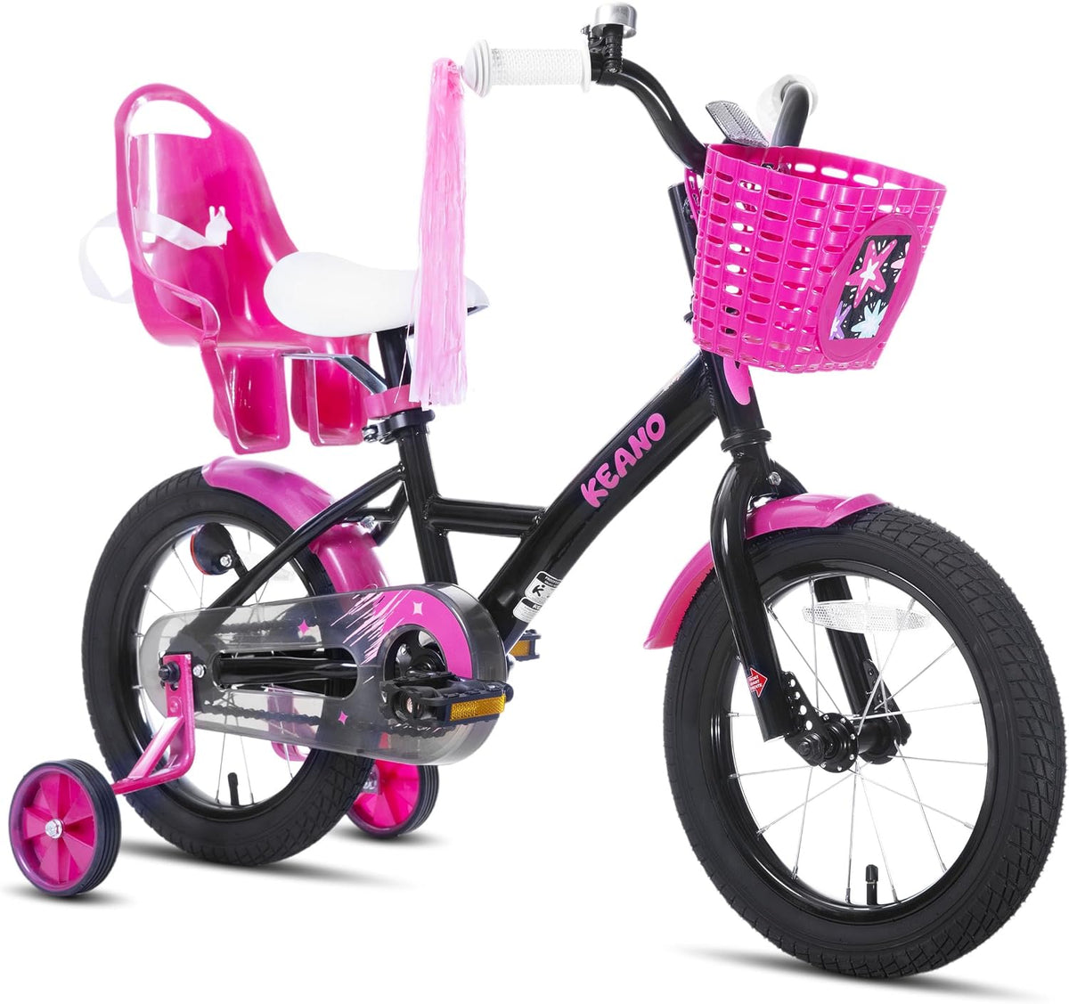 Bicicletas urbanas para niños, 119 cm, JOYSTAR, bicicleta para niña con ruedas estabilizadoras