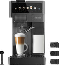 cafetera, 1350W, 1,6L, 400ml, Cecotec, 20 Bares, Compatible con Café Molido, Depósito 1, 6L de Agua y 400ml de Leche