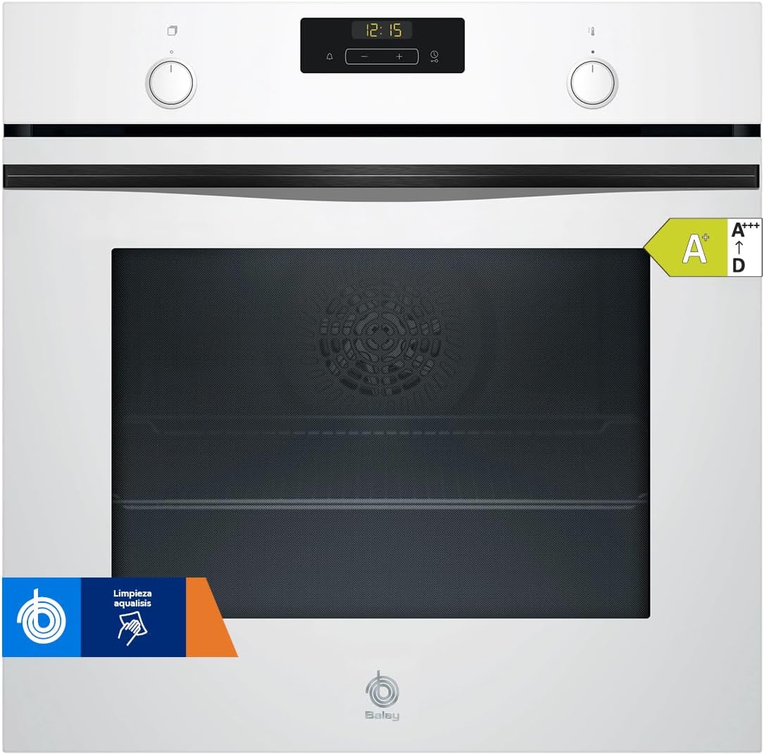 horno, 60 × 60 cm, vidrio, negro, Balay, 3HB5131B3