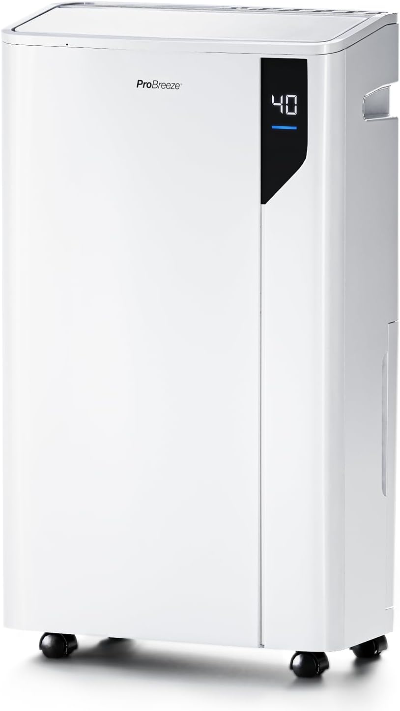 Deshumidificadores, 20L, Pro Breeze, Antihumedad hasta 35 m2, 5 Modos, Temporizador 24H