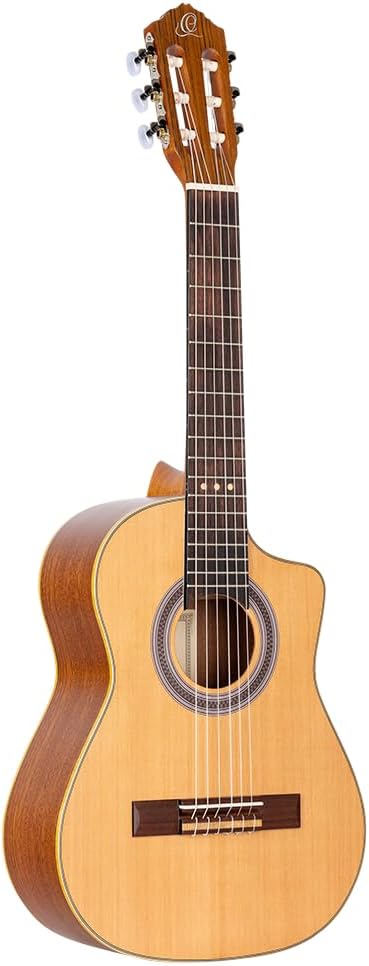 Guitarras acústicas con cuerdas metálicas RQC25, 110 mm, Ortega Guitars
