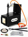 horno DFPROF2, 150mm, 1370°C, DEVIL-FORGE, 2 Quemadores DFP (160.000 BTU) usas 1 o 2, 1 Puerta, Herrador 1370°C Aislamiento doble