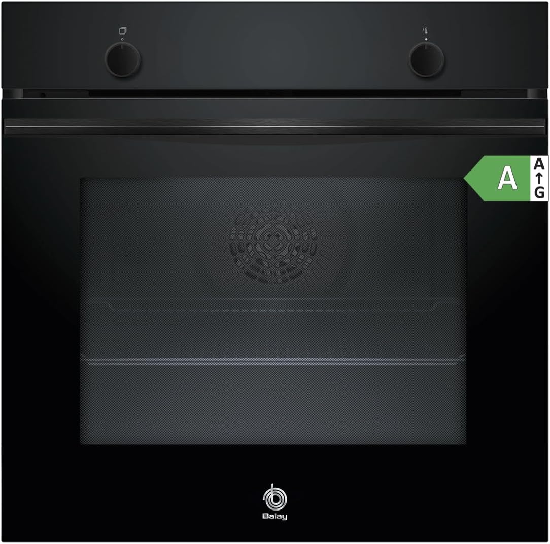 horno, 60 × 60 cm, vidrio, negro, Balay, 3HB5131N3