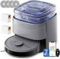 aspirador, 3,2L, con WiFi, Lefant, Todo-en-Uno 20000 Pa, 210min, Auto-Vaciado 3, WiFi/Alexa/App/i Watch, 2.4G & 5GHz WiFi