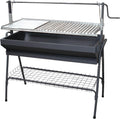 barbacoa, 60 × 50 × 115 cm, acero, IMEX EL ZORRO