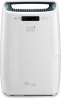 Deshumidificadores DEXD216RF, 16L, blanco, De'Longhi, Elimina Humedad en Casa con Filtración de 3 Acciones, Humidificación 16L/Día, R290
