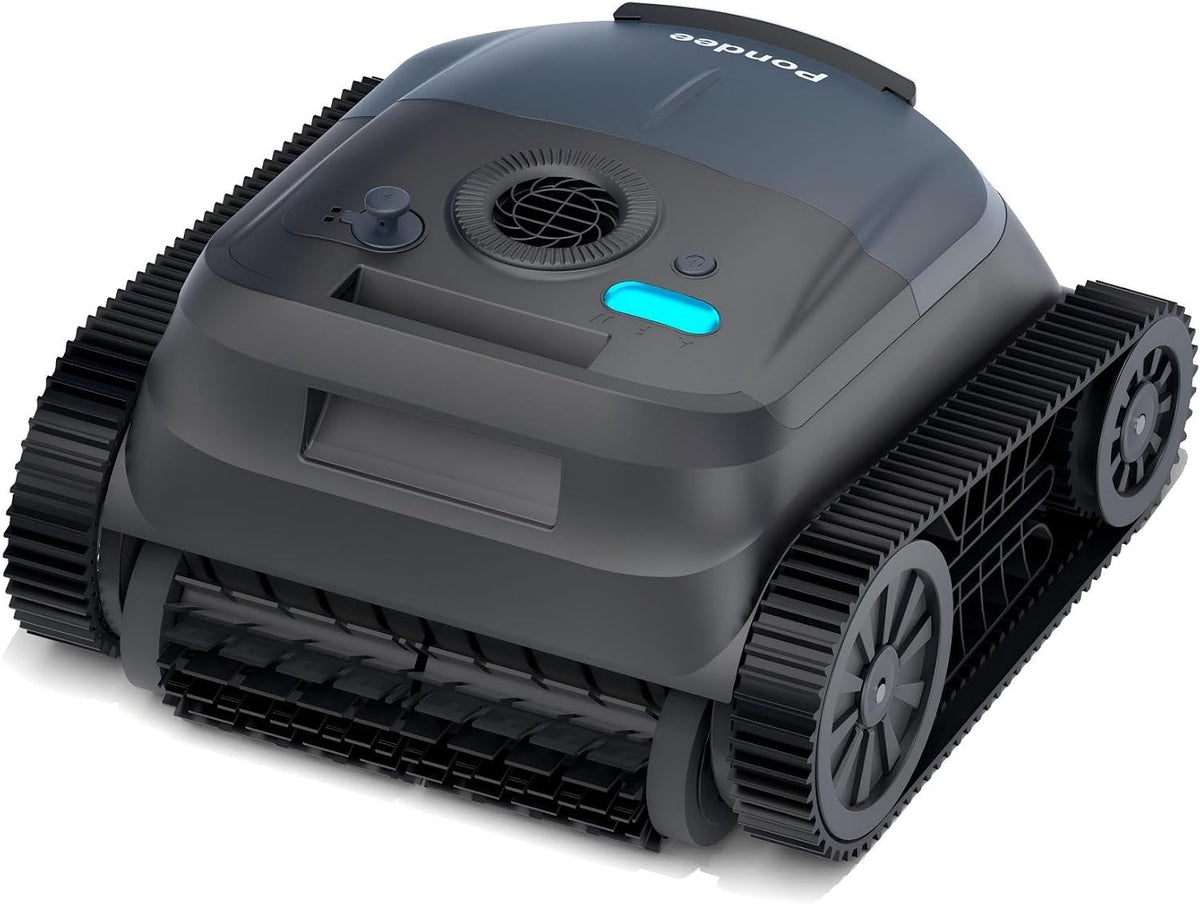 aspirador, Pondee, Aspiradora 21 m3/h Saugkraft, 3 Motores Brushless, Autonomía 180 Min, Piscinas hasta 300m2