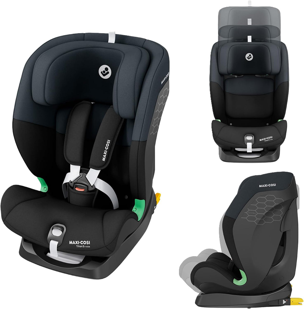 silla, 150 cm, Maxi-Cosi, Titan S i-Size, de Coche ISOFIX, 76–, Tonal
