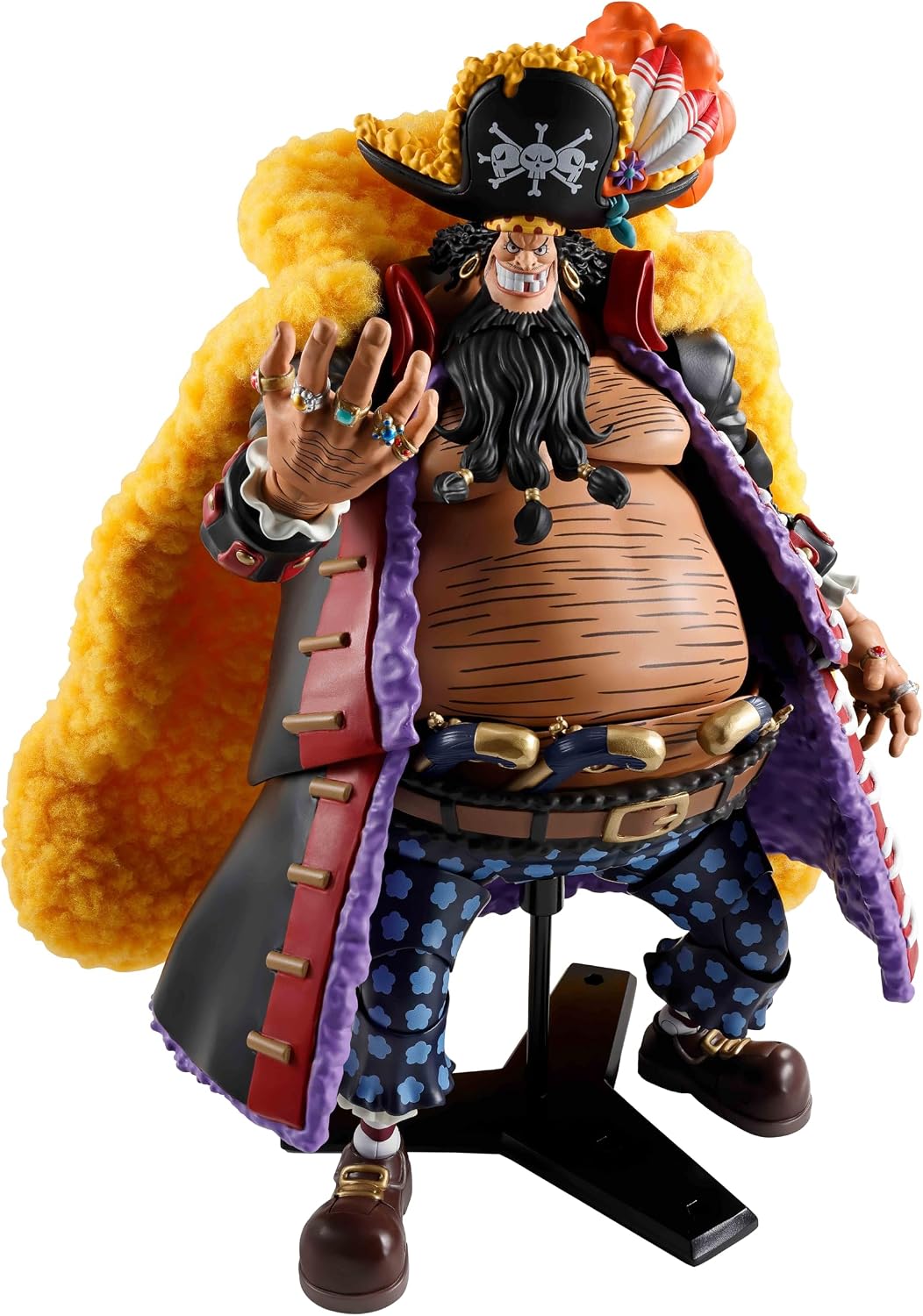 Muñecos y figuras de acción, 24,5 cm, TAMASHII NATIONS, Marshall d. teach four emperors figura 24, 5 cm one piece sh figuarts