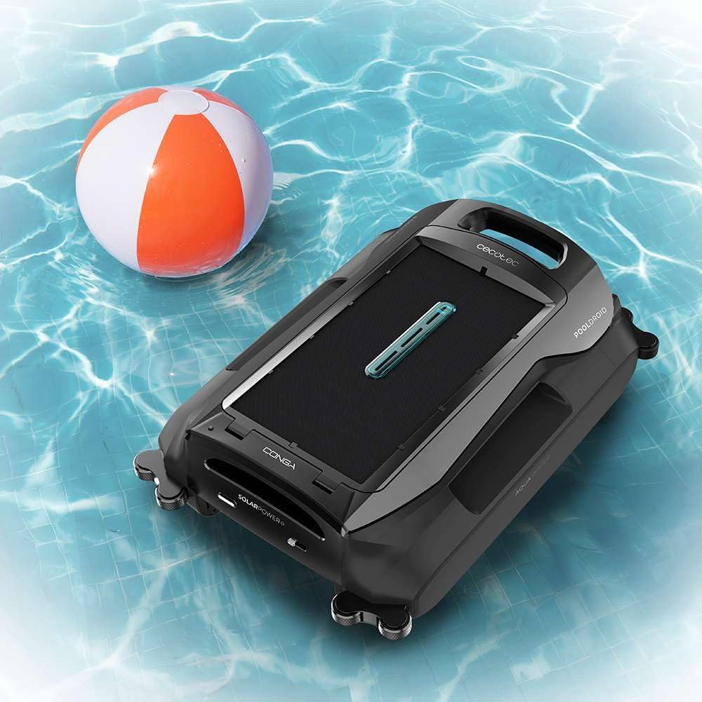 piscina, Cecotec, Robot Limpia s con Carga Solar Conga Pooldroid AquaSkater