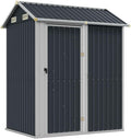 vidaXL Cobertizos de almacenamiento, 192 × 152,5 × 237 cm, acero, para el jardín, 5x237 cm Acero galvanizado
