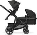 silla, 82 × 61 × 29,5 cm, 50 kg, negro, Deryan, Deryan Evy V2 cochecito para 2 niños - para recién nacidos