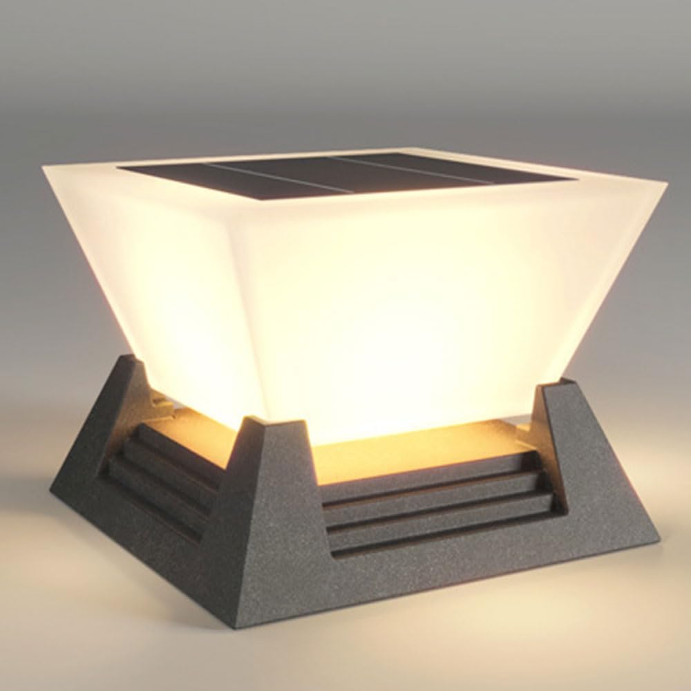 Farolas, 110 V, con iluminación LED, acero inoxidable, madera, para el jardín, YGZPALH