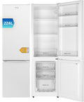 frigorífico EVR-224DEW, 170 cm, 224L, 39 dB, blanco, VOK, 170 cm Alto x 54.5 cm Ancho, Bajo Nivel Sonoro 39 dB