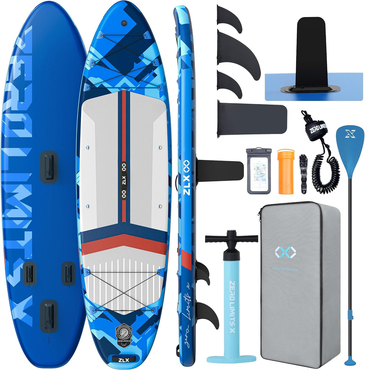 Tablas hinchables, 350 CM, regulable, ZLX, ZLX 350 CM Tabla de Paddle Inflable para Todos los Niveles