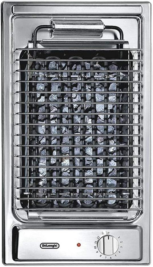 barbacoa, 288 mm, 2400 W, acero inoxidable, De'Longhi