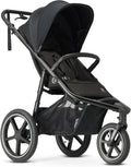 silla, plegable, negro, Deryan, Deryan Bolt Jogger - Cochecito de bebé para cualquier terreno