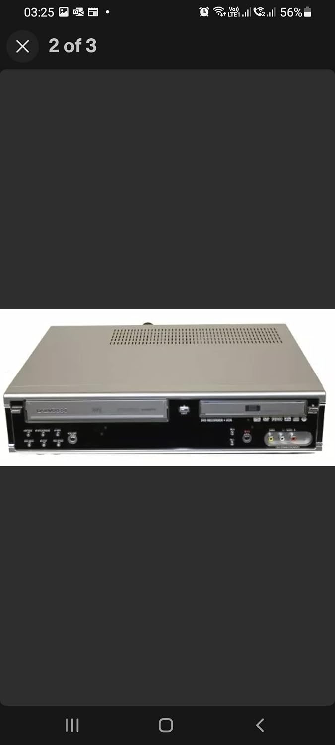 Grabadores de DVD DF-4150P, Daewoo, Combinación de grabadora de DVD y grabadora VHS VCR.