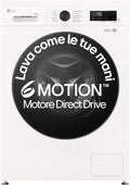 LG W4NX1095NWB lavadora, 5 kg, blanco, 1400 rpm, tecnología 6 Motion Direct Drive