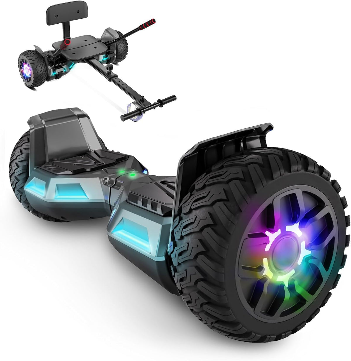 Vehículos eléctricos, con iluminación LED, SISIGAD, Scooter Con Asiento, Para Niños Niños Niñas Adultos Todas Las Edades