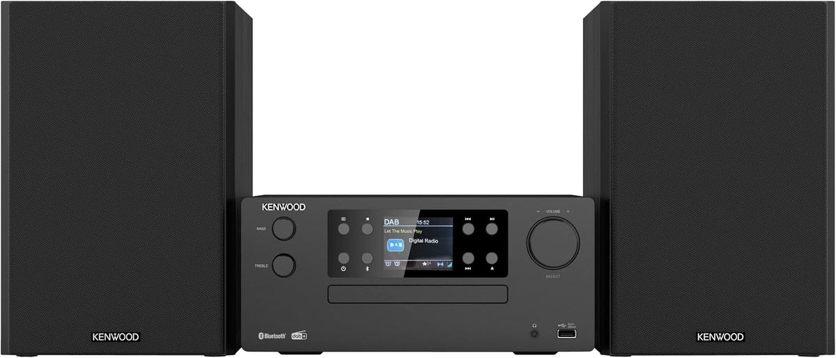 Microcadenas M-925DAB-B, negro, Kenwood