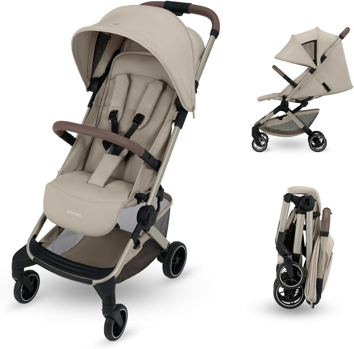 silla, 32 × 46 × 55 cm, 22 kg, beige, Maxi-Cosi, 0-4 Años (0-22 kg)