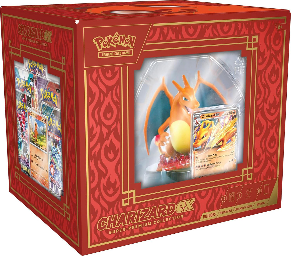 Paquetes de refuerzo, Pokémon, Pokemon TCG Charizard ex Super Premium Collection