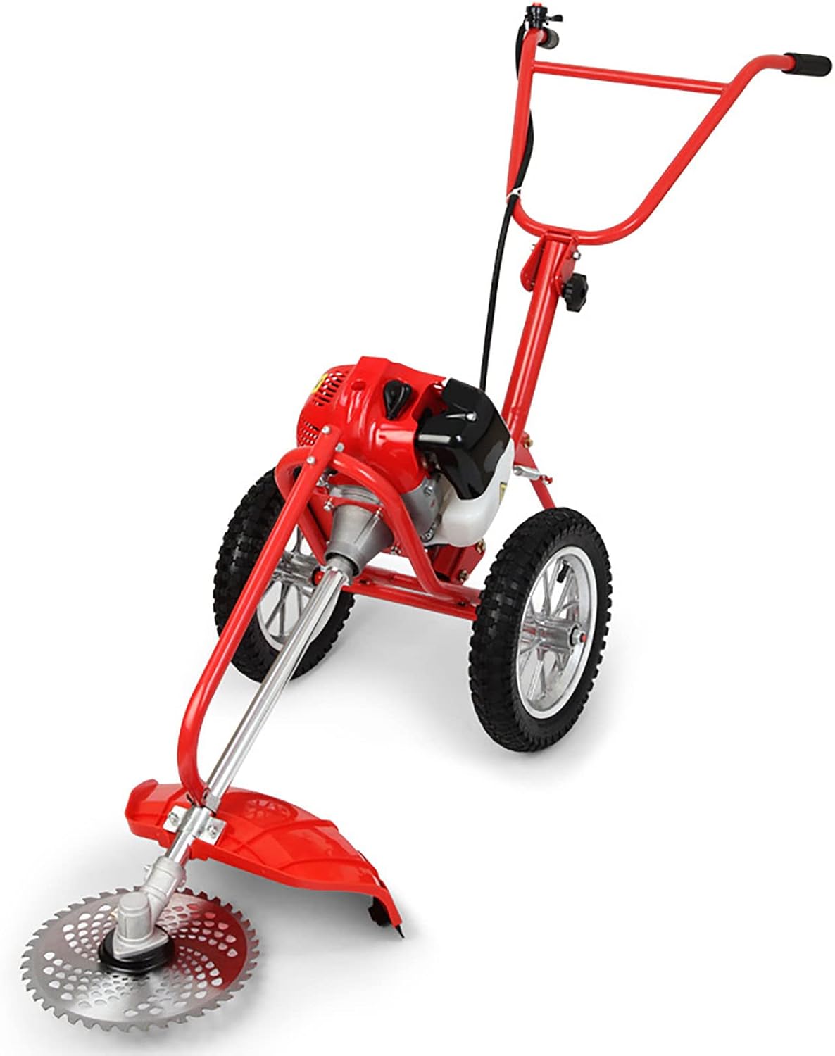 Tractores cortacéspedes, 30 cm, AMYYTL, con Operador a pie, cortacésped con Motor de Gasolina de 42, 7 CC, 2 Tiempos