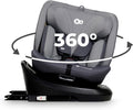 silla, 150 cm, 36 kg, regulable, gris, Kinderkraft, I-SIZE 40-150 cm, para niños, Universal para coche, 360o, Grupo 0+/1/2/3, 0-36 kg