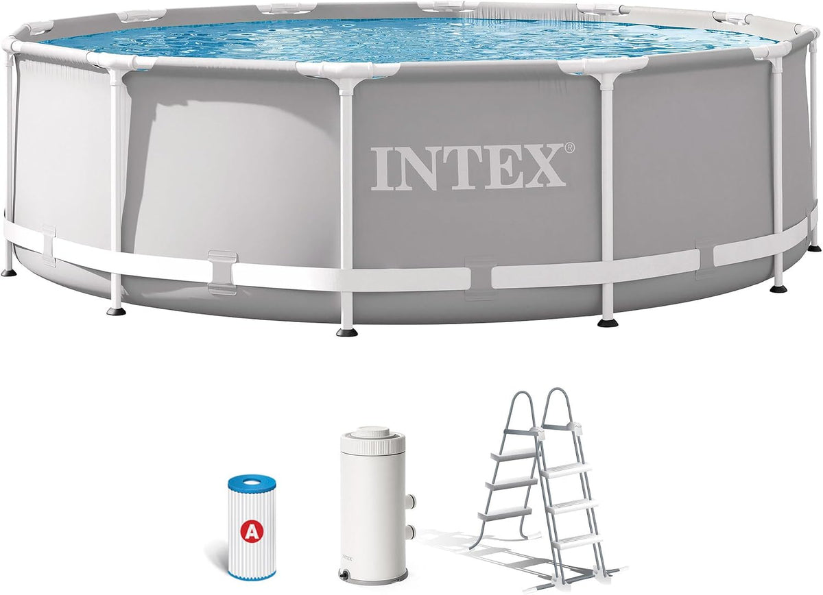 Intex piscina, 366 × 99 cm, 26716NP - Redonda Desmontable Prisma Frame 366x99 cm con
