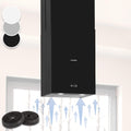 Klarstein Campanas en isla, regulable, para la cocina, Extractor para Islas, Campana Techo Flujo Aire 641m3/h