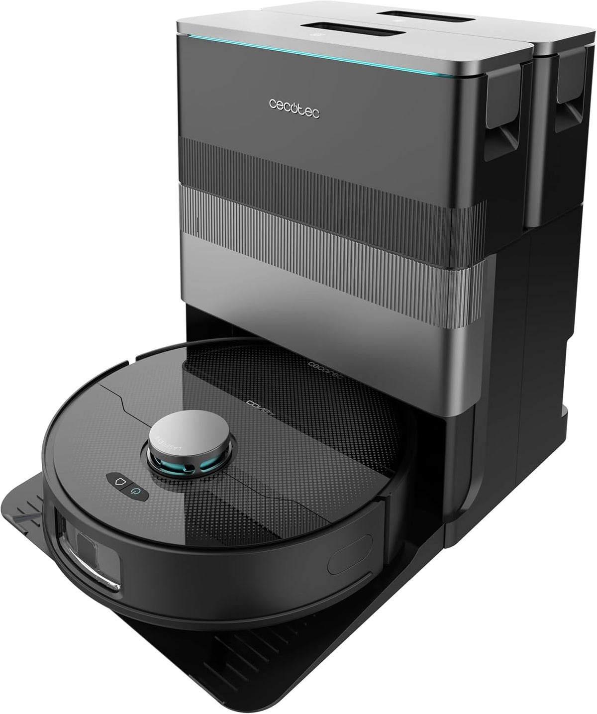 aspirador X70, Cecotec, Robot y Friegasuelos con IA y Base Autovaciado Conga