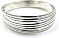 Pulseras, 65mm, plata, Inmaculada Romero IR