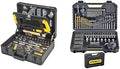 taladro STA7205-XJ, acero inoxidable, madera, negro, Stanley, STANLEY Maletín de Mantenimiento 142 Piezas