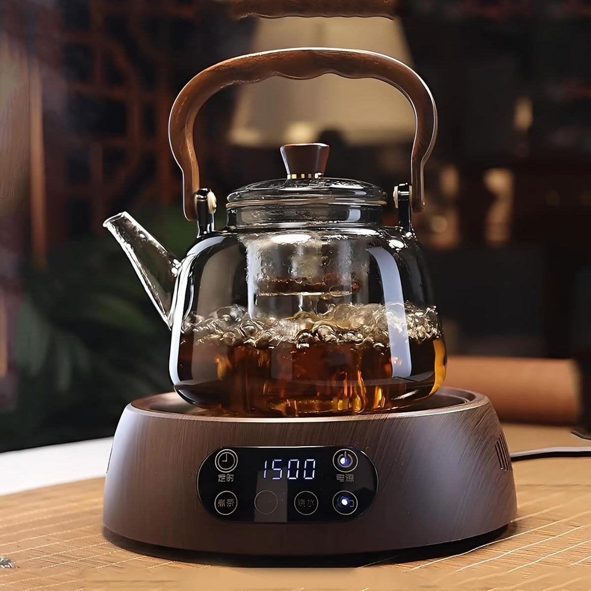 Hervidores eléctricos, 1.2L, 220V, 1500W, con iluminación LED, para la oficina, BAOJUHUIKANG