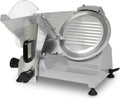 Cortafiambres, 250mm, 150W, aluminio, vertes, eléctrica con 150W, grosor de corte de 0 a 12mm, cortadora de fiambres multiusos con carcasa de aluminio