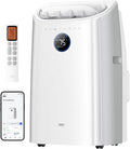 aire acondicionado, DREO, DREO Aire Acondicionado Portátil de 10000 BTU para Habitación, Refrigeración sin Drenaje, Temporizador de 24 Horas