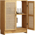 estantería, con WiFi, con estantes, para la oficina, HDZNDH, Caja De Almacenamiento WiFi De Bambú, Gabinete De Suelo Para Router Y Modem